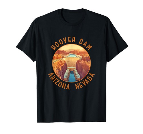 Hoover dam distressed circle - distressed,