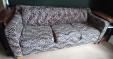Leopard Print.  3 Seater Sofa