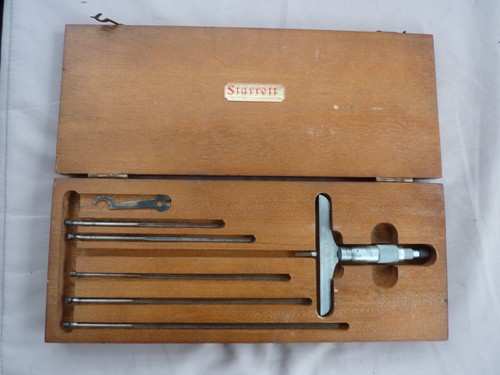 Starrett depth micrometer