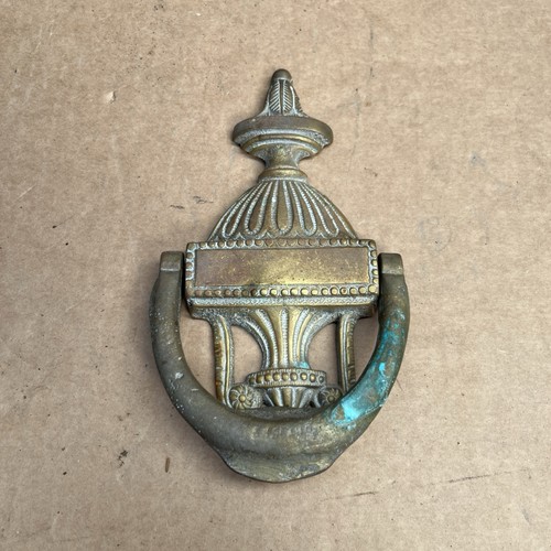 Vintage heavy brass door - vintage,
