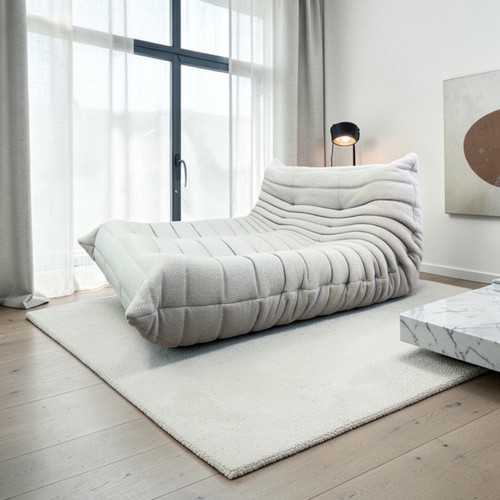Chaise longue sofa - togo, grey