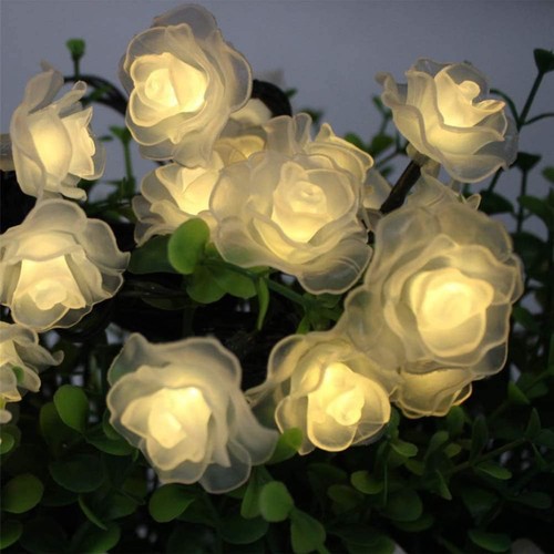 Solar string lights - garden, 6m