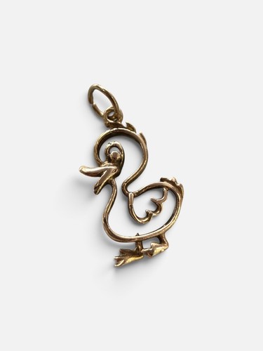 9ct gold duck - gold, 0.9