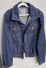 Brand New Without Tags Mid Blue Denim Jacket From Tu. Size 8.