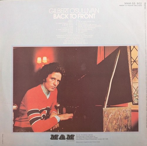 Gilbert sullivan back to - o'sullivan,