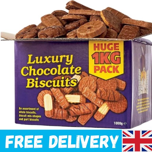 Broken chocolate biscuits - chocolate,