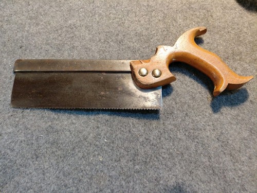 8inch dovetail saw steel back - saw,