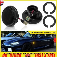 2x Black Side Indicator LED