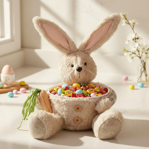 Easter bunny treat holder - easter,