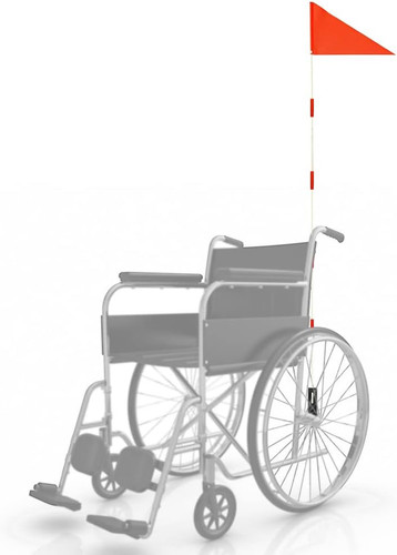 Wheelchairs safety flag - safety, with