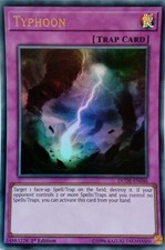 DUDE-EN046 TYPHOON ULTRA RARE 1ST EDITION YuGiOh CARD