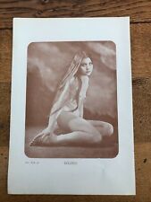 early 1900s double plate - nudist art ( feminine figure studies ) ref 20