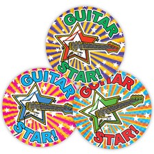 144 Guitar Star Sticker Award