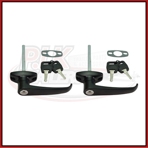 Black handle with 2 keys - l,