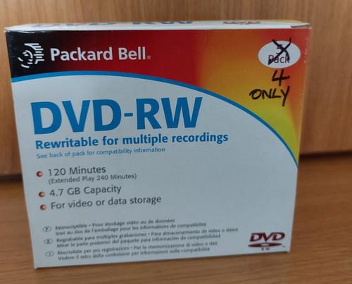 Dvd rw in jewel case - dvd,