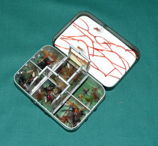 Snowbee green alloy dry fly