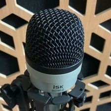 ISK BDM-2 XLR Cardioid Studio Dynamic Bass Drum Mic & Shock Mount Working W Demo