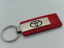 Toyota Classic Style Keyring Black & Red New