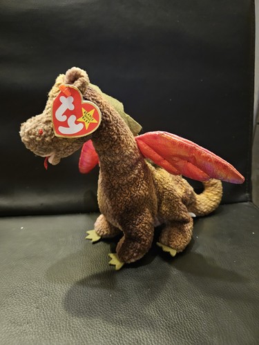 Beanie baby scorch dragon bear - beanie,