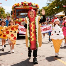 Kids Hot Dog Costume Apparel
