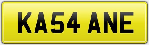 Kane private car reg number - private,