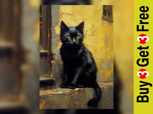 Black cat oil - cat,