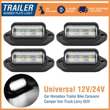 4x 6led White LED Rear Tail