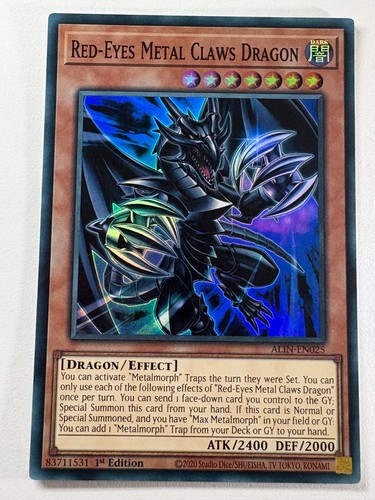 Red eyes metal claws dragon - red-eyes,