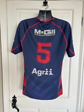 Match Worn BLK Dundee Scotland #5 Rugby Shirt/Jersey-XL-Mint