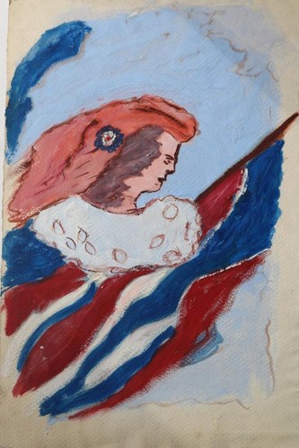 Vintage painting by monique - by,