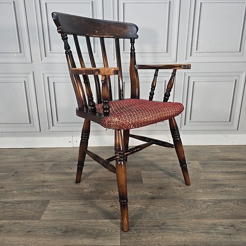 Antique high back armchair - back, –