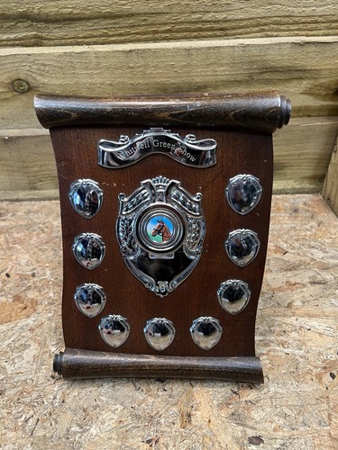 Horse show trophy shield - trophy, prise