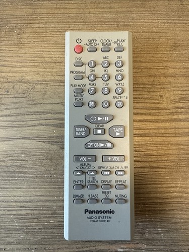 Oem remote control panasonic - control,