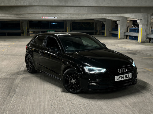 Audi sline black - sline, edition