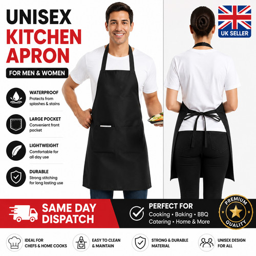 Unisex adult apron men - apron, men's