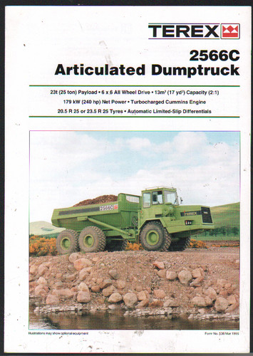 Terex 2566c articulated - terex, "2566c"