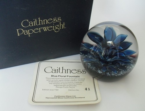 Boxed ltd caithness blue - boxed,