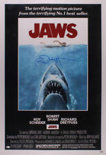 RICHARD DREYFUSS SIGNED JAWS FULL SIZE MOVIE POSTER 27X40 AUTOGRAPH BECKETT COA