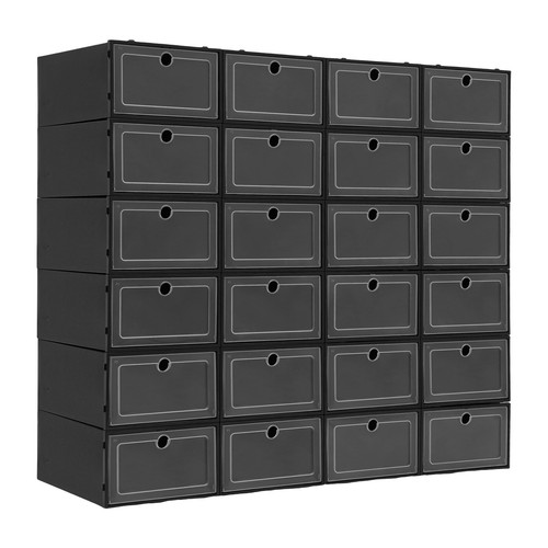 Pack stackable shoe boxes - 24,