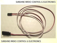 RC 1000mm Servo Extension Lead Wire Cable For Futaba JR Hitec Spektrum Servos UK