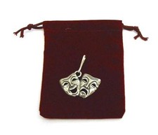 Comedy Tragedy Masks Zipper