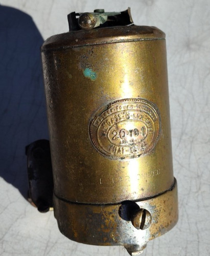 Vtg carbide lamp brass - vtg,