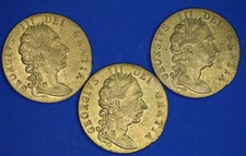 3x George III gaming tokens