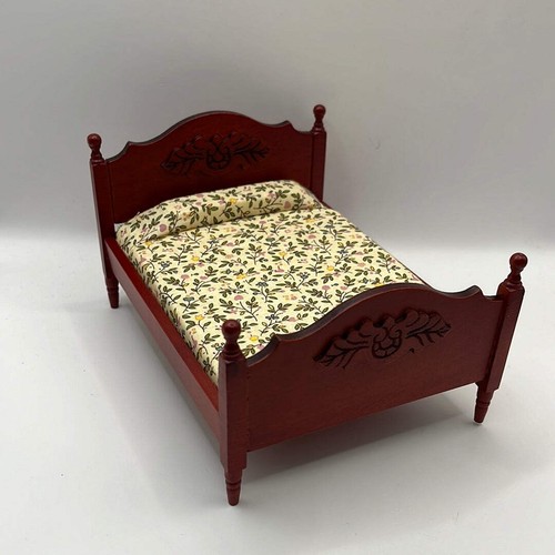 Dolls house mahogany double - dolls,