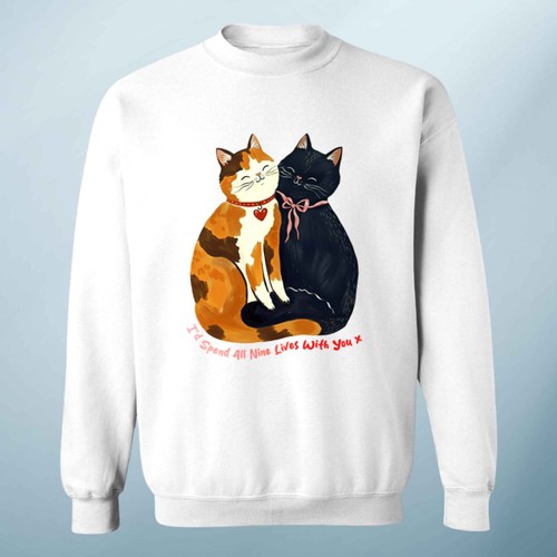 Lives cat sweater funny - lives,