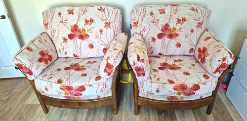 Ercol piece suite - piece, floral