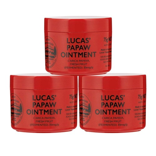 Lucas papaw ointment 75g x3 - papaw,