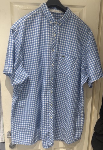 Lacoste blue white - check, shirt