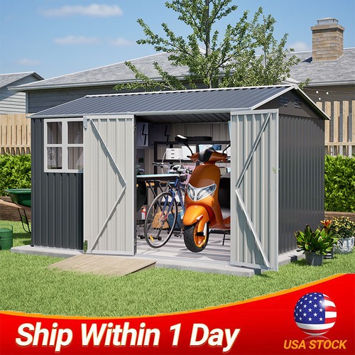 Steel outdoor utility - 10'x8',