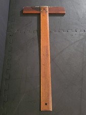 Vintage RARE 28" Long Wood T